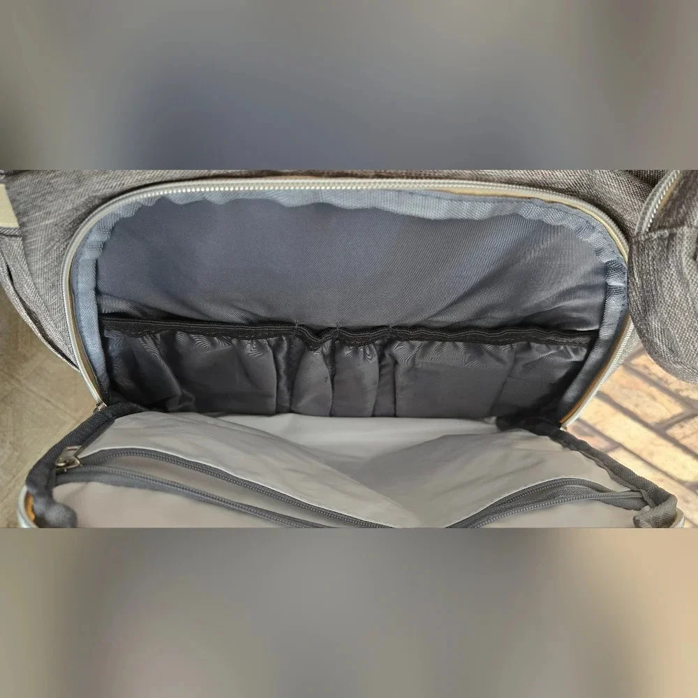 NWOT convertible diaper bag to bassinet